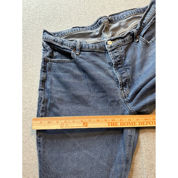 Old Navy Jeans Womens 16 Denim High Rise Slouchy Straight Secret Slim Pockets - Picture 12 of 15